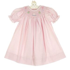 - Petit Ami Smocked Birthday Dress Size 12M/18M
